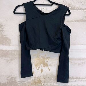 Bebe X-Small crossover crop top size xs (nwt)